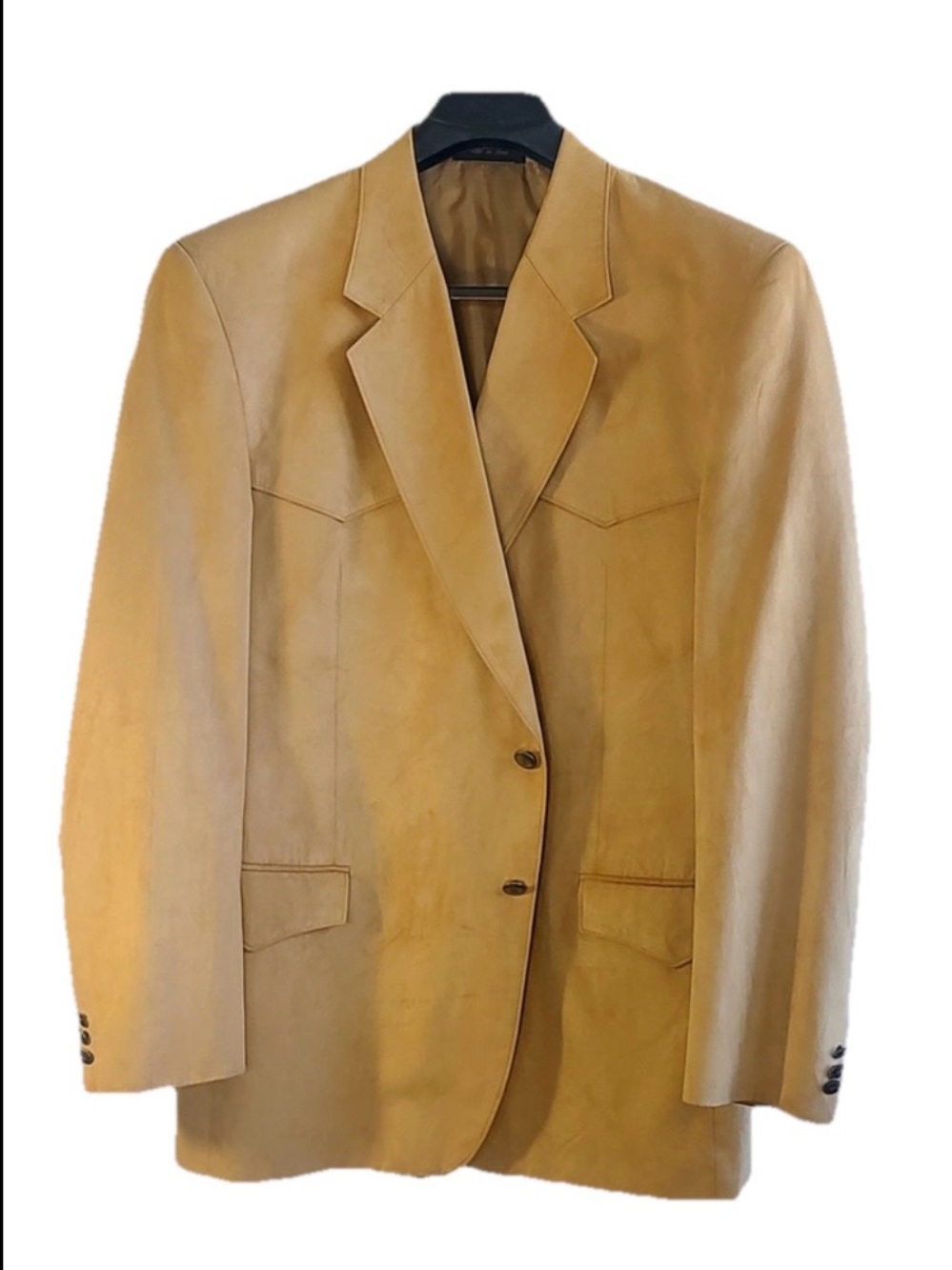 Timeless CCC Western Cut Blazer Tan 
 Microfiber Suede